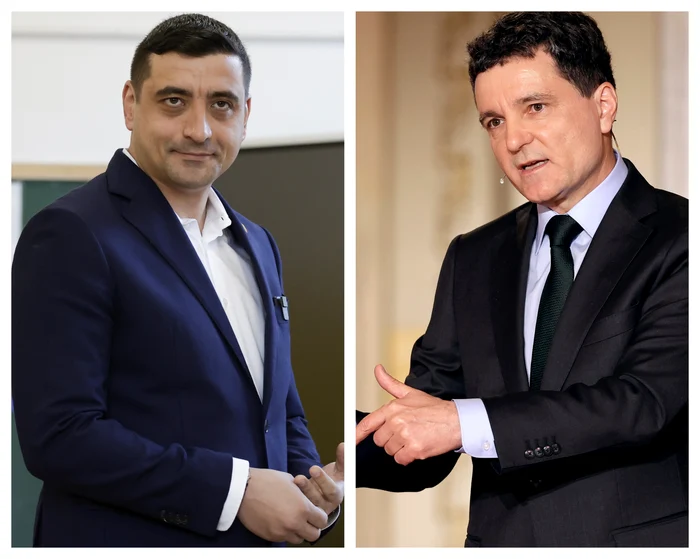 George Simion și Nicușor Dan