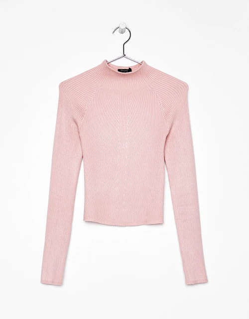 Pulover pe gât, Bershka, 69,90 lei jpg jpeg