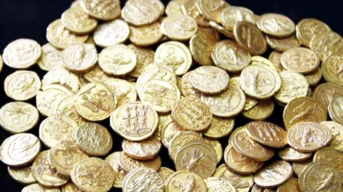 Noua monedă din aur, lansată de BNR / Foto: Arhiva Click!