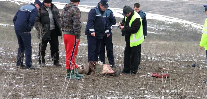 Piciorul drept al bătrânului era mâncat până la şold