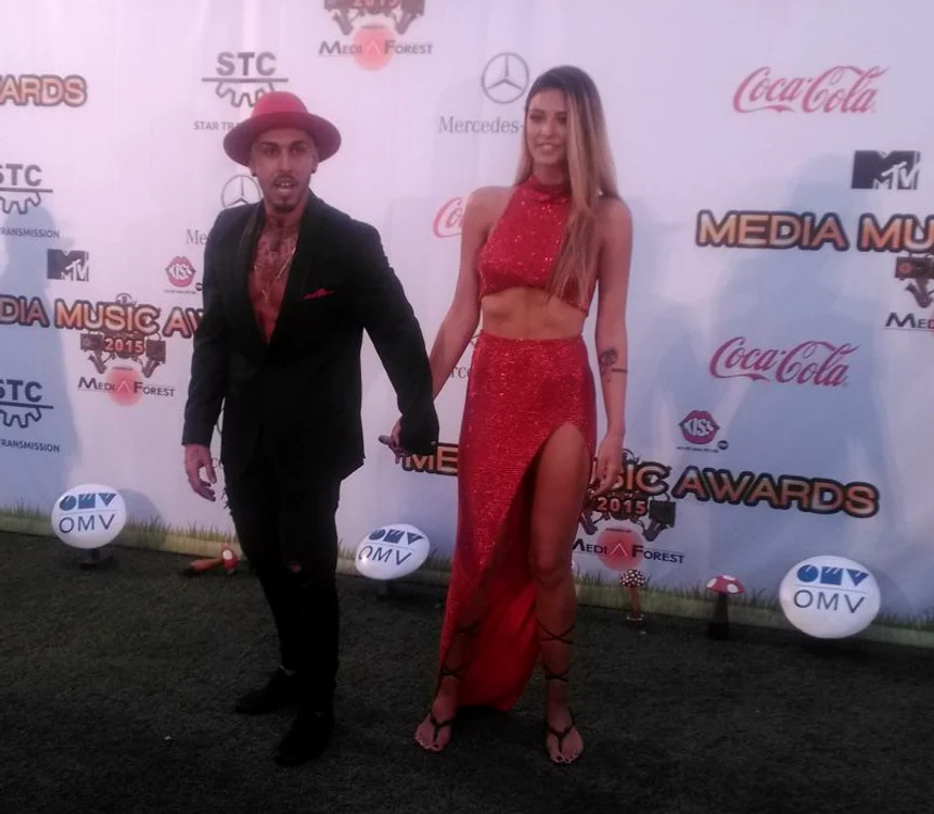 Alex Velea (31 de ani) și Antonia (26 de ani), la Media Music Awards