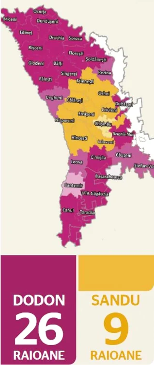harta alegeri moldova