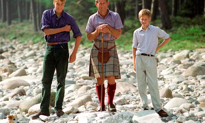 Regele Charles cu Prințul William și Prințul Harry  foto   GettyImages jpg
