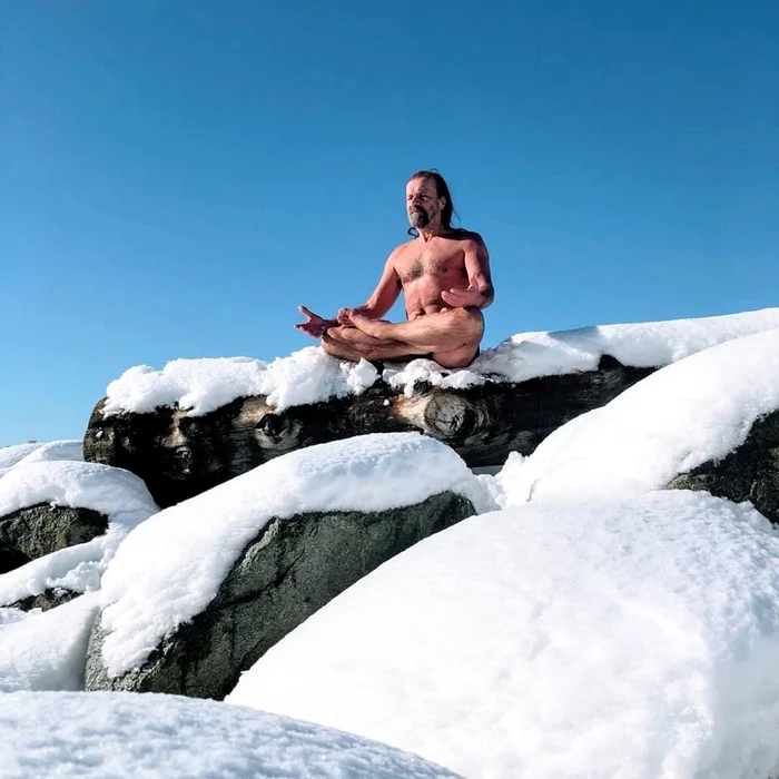 Olandezul Wim Hof a doborât numerose recorduri FOTO Facebook/The Ice Man (Wim Hof)