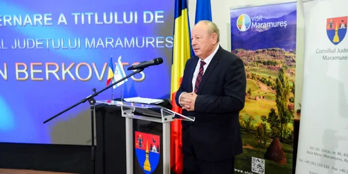 Herman Berkovits Cetatean de Onoare al Maramureşului foto CJ Maramureş jpg