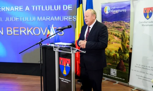 Herman Berkovits Cetatean de Onoare al Maramureşului foto CJ Maramureş jpg