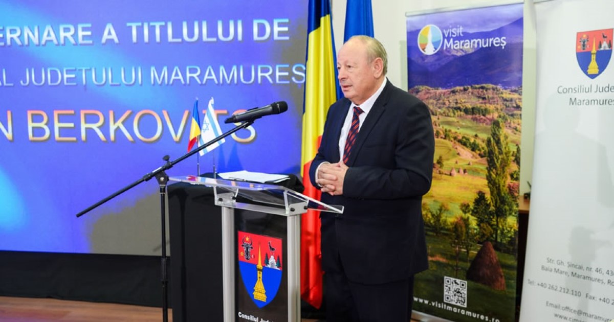 Medicul lui Benjamin Netanyahu, Cetățean de Onoare în Maramureș