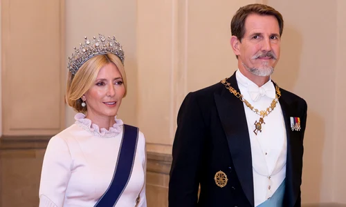 Prințul moștenitor Pavlos al Greciei, alături de soția sa, Prințesa Marie Chantal, Profimedia (1) jpg