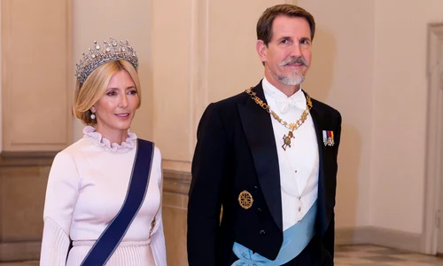 Prințul moștenitor Pavlos al Greciei, alături de soția sa, Prințesa Marie Chantal, Profimedia (1) jpg