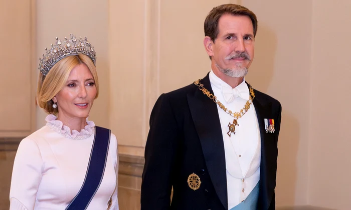 Prințul moștenitor Pavlos al Greciei, alături de soția sa, Prințesa Marie Chantal, Profimedia (1) jpg