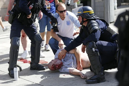 Euro 2016 Anglia - Rusia bătăi FOTO AP