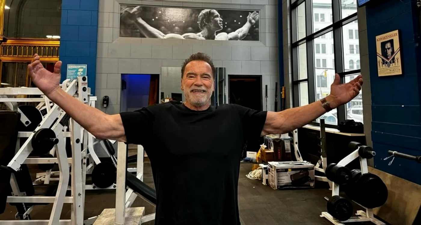 Arnold merge des în sala de forță FOTO Instagram