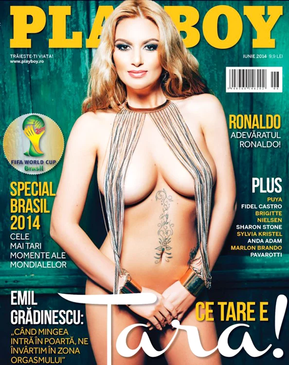 Tara Holtea a apărut pe coperta revistei „Playboy” în iunie 2014