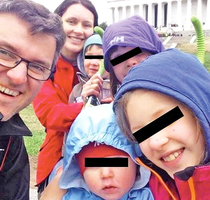 Marius, de origine română, şi Ruth, norvegiancă, au împreună cinci copii