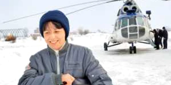 Matilda Marin, pilot de elicopter, este fericită atunci când reuşeşte să salveze vieţile oamenilor aflaţi în situaţii disperate 