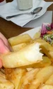 o portie de fish and chips, un lux logo jpg