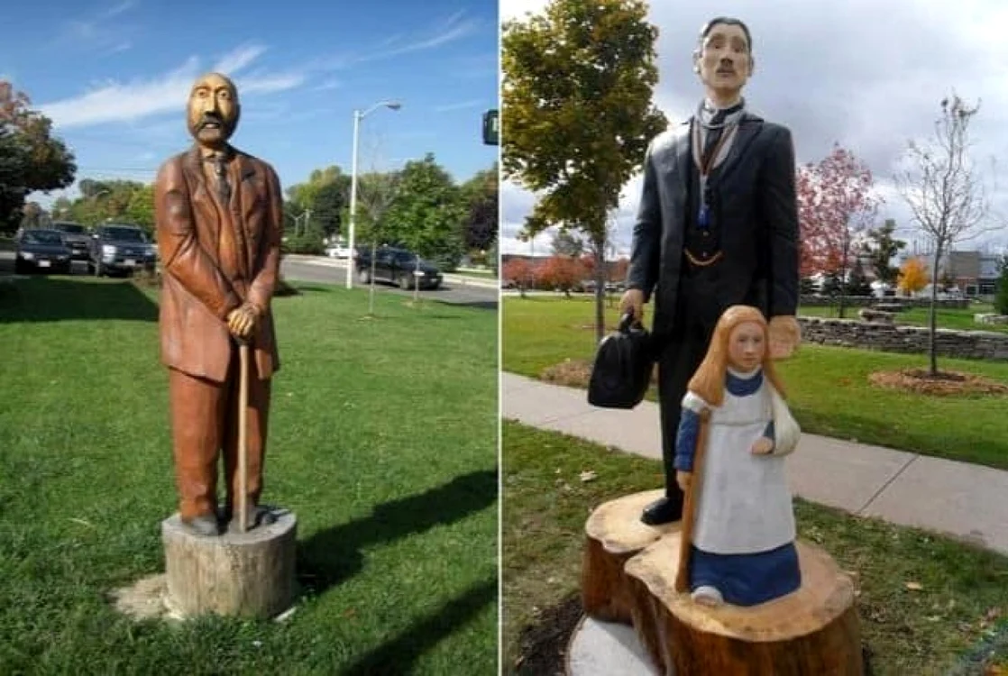 Aşa ar
putea arăta copacii sculptaţi de la Timişoara FOTO Dominic Fritz
