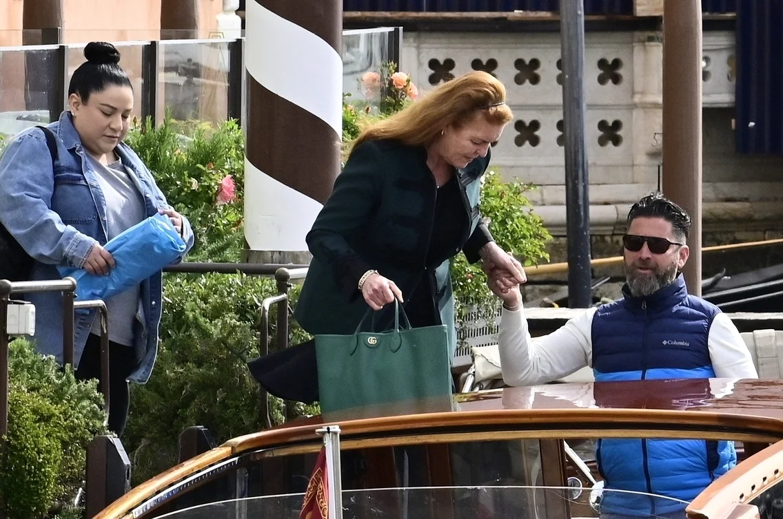 Sarah Ferguson, Ducesa de York, la nuntă în Veneția