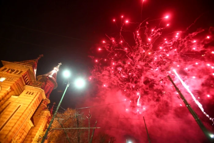 Articiile bubuie de revelion la Timişoara FOTO Ş. Both