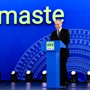 Margarita Simonian alături de Vladimir Putin în India FOTO profimedia jpg