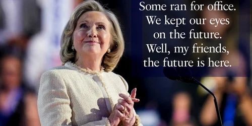 hillary clinton la Conventia democrată Foto X jfif