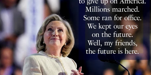hillary clinton la Conventia democrată   Foto X jfif