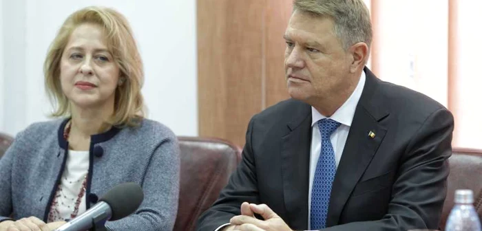 Simona Marcu şi Klaus Iohannis FOTO Inquam / Octav Ganea