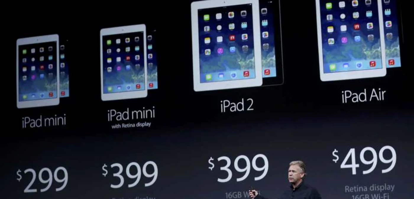 Tabletele vândute de Apple de astăzi. FOTO Reuters