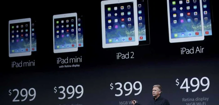 Tabletele vândute de Apple de astăzi. FOTO Reuters