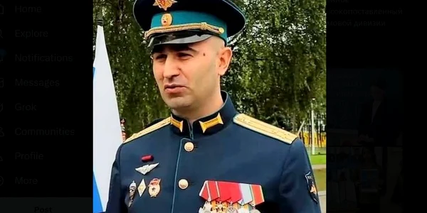 Comandant rus ucis în Ucraina Foto X jpg