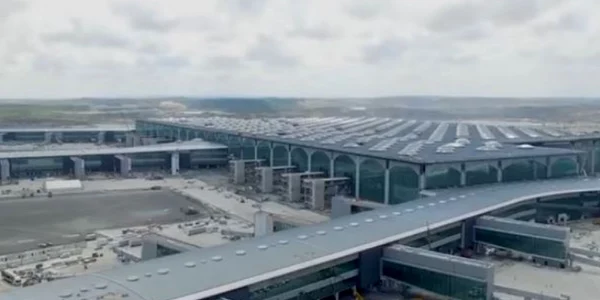 Noul aeroport international din Istanbul FOTO Captura YouTube