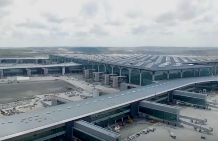 Noul aeroport internaţional din Istanbul Captură YouTube