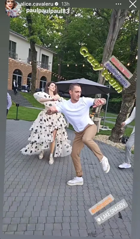 Vladimir Drăghia și Alice Cavaleru au încins ringul de dans și s-au bucurat de fiecare moment al petrecerii în parte