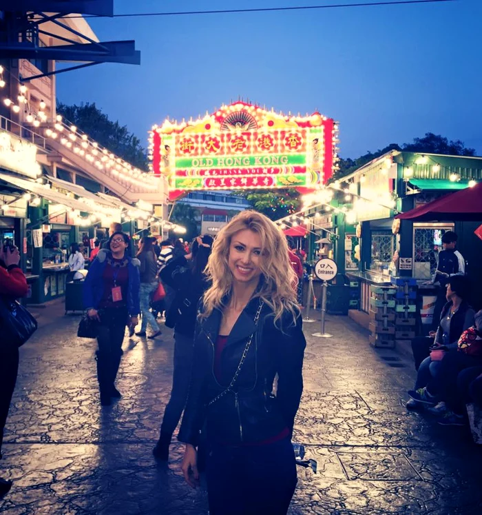 
    Andreea Bălan e foarte fericită că a ajuns în AsiaFoto: Arhiva personală  