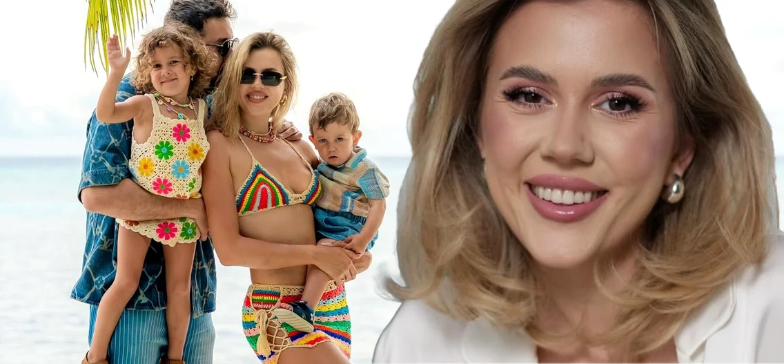 Emily Burghelea și familia sa