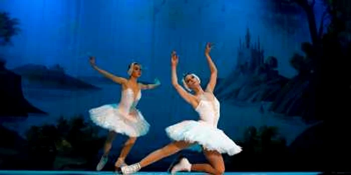 Imagine dintr-un spectacol al „Saint Petersburg State Ballet on Ice”.