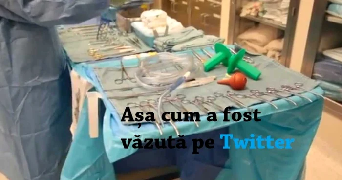 Twitter este o reţea populară şi pentru detalierea intervenţiilor chirurgicale. FOTO Captură/Adevărul