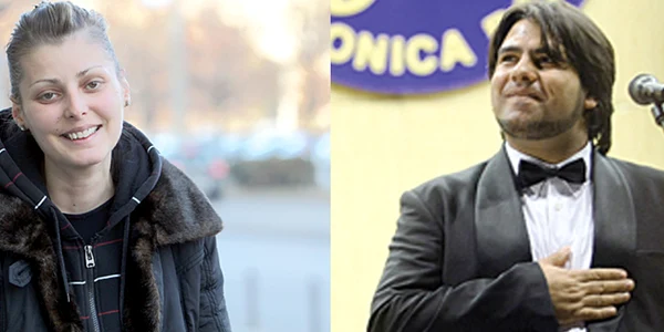 Bianca Novac aşteaptă o inimă nouă; Costel Busuioc spune că a trecut şi el prin suferinţe grave. Foto: Sebastian Tătaru