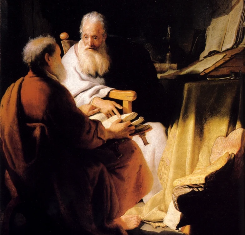 Petru si Pavel in viziunea lui Rembrandt jpg jpeg