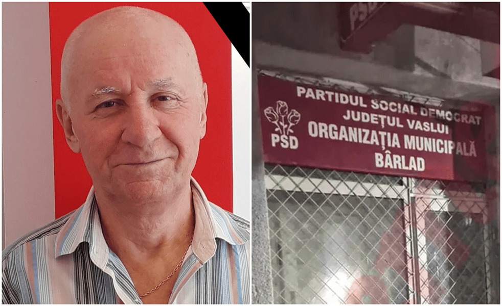 Trezorierul PSD s-a spânzurat în sediul partidului de la Bârlad. A lăsat un bilet de adio