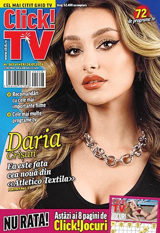 Citește mâine  în Click! TV ce rol are Daria  în serialul de la Pro TV!