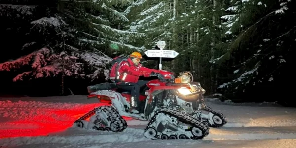 Operaţiune de salvare a unui turist polonez rătăcit în zona Domeniului Schiabil Transalpina din Vidra - Voineasa judeţul Vâlcea Foto cu caracter ilustrativ 