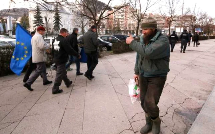 protest al ceferistilor hunedoara