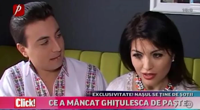 De dragul naşului ei, Claudia Ghiţulescu a încercat şi pui de baltă, dar şi raci