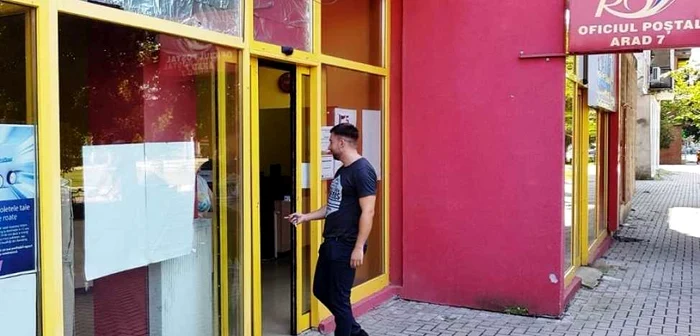 Oficiul poştal din Arad, spart pentru a doua oară în