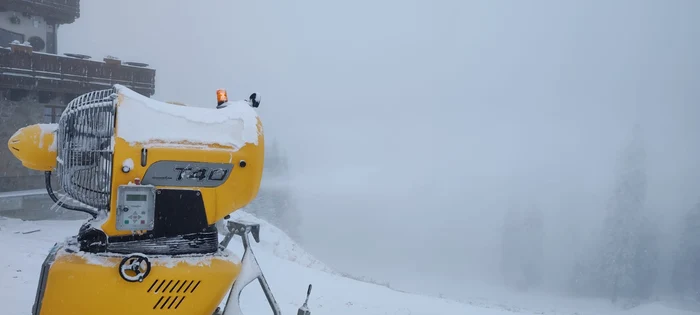 Tunurile de zăpadă au pornit în Poiana Brașov FOTO Primăria Brașov