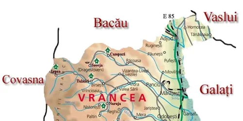 harta vrancea