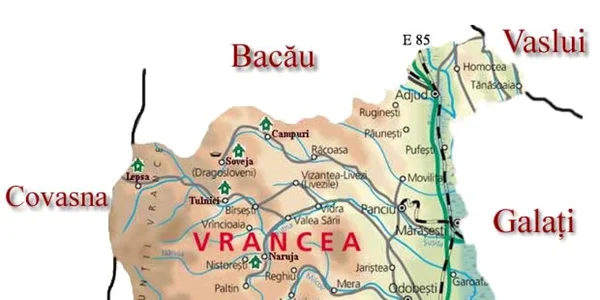 harta vrancea