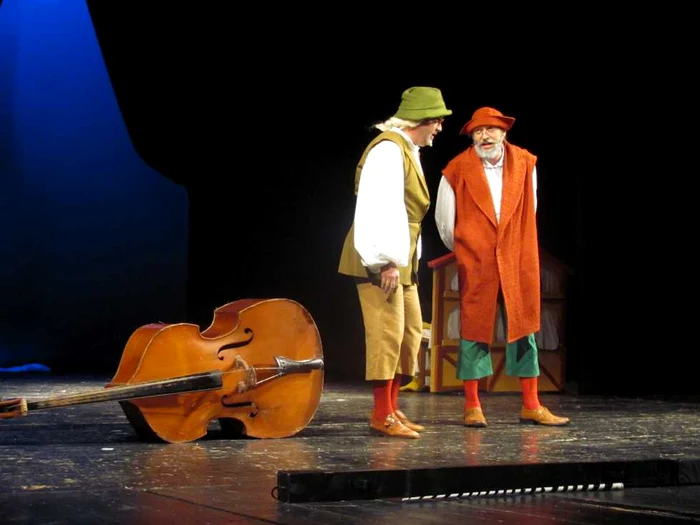 Scenă dintr-o piesă a teatrului Puck FOTO: arhiva Adevărul