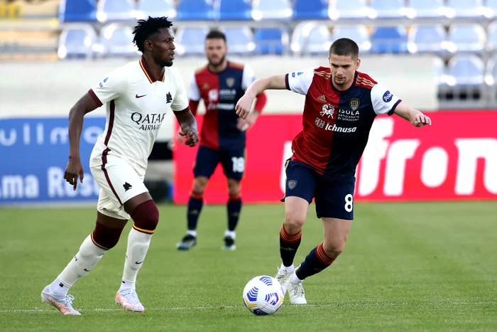 
    Răzvan Marin a înscris două goluri în ultimele trei meciuri pentru CagliariFoto: Guliver / GettyImages  